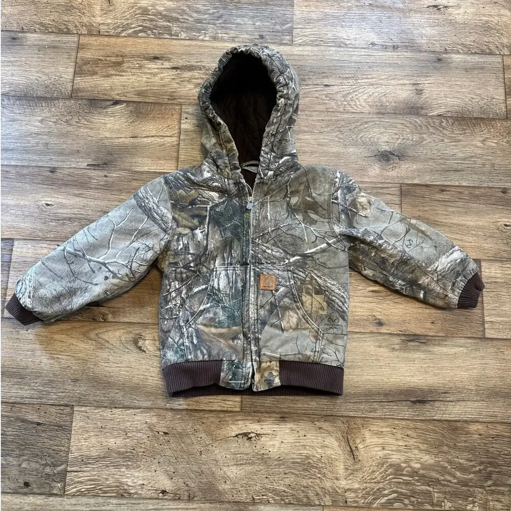Carhartt Kids Real Tree Camo Hooded Insulated Jacket